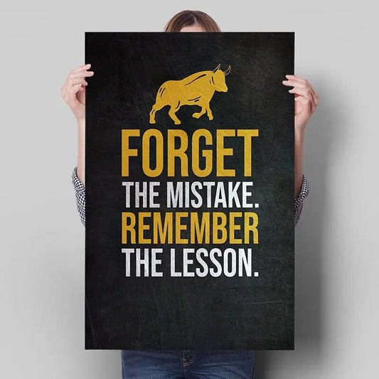 Motivational Stock Trading Canvas Wall Art