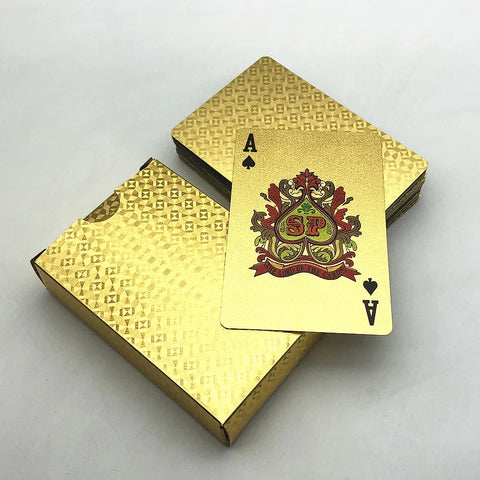 Opulent 24K Gold Playing Cards 