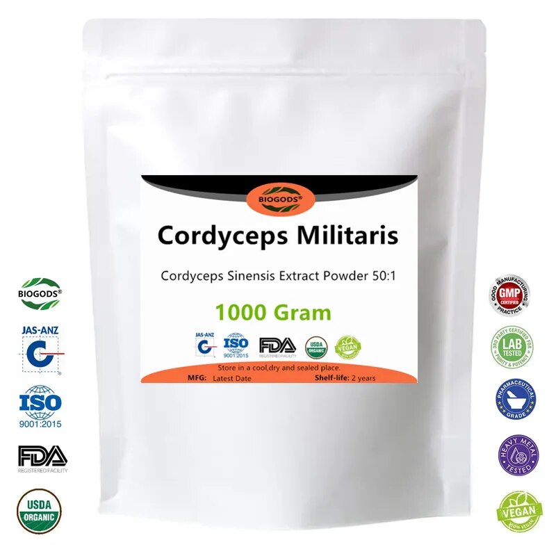 Organic Cordyceps Militaris Mushroom