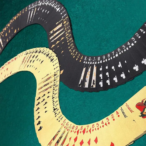 Opulent 24K Gold Playing Cards 