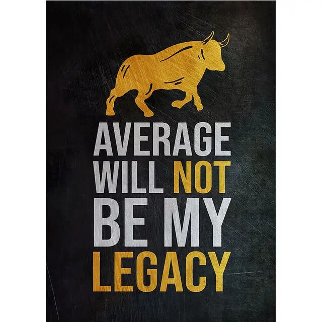 Motivational Stock Trading Canvas Wall Art