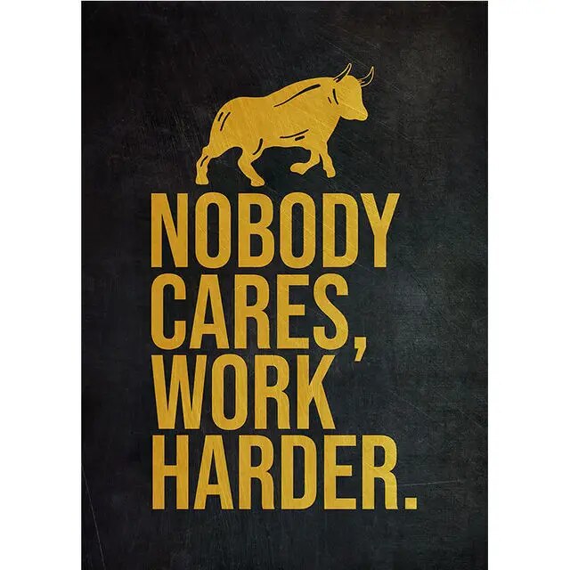 Motivational Stock Trading Canvas Wall Art