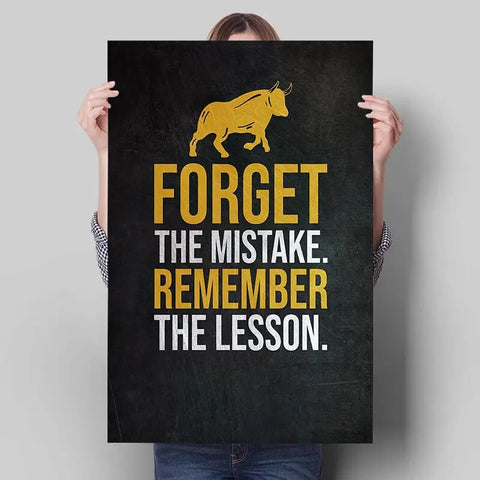 Motivational Stock Trading Canvas Wall Art