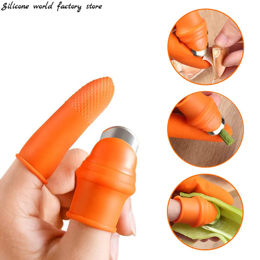 Silicone Finger Protector with Blade