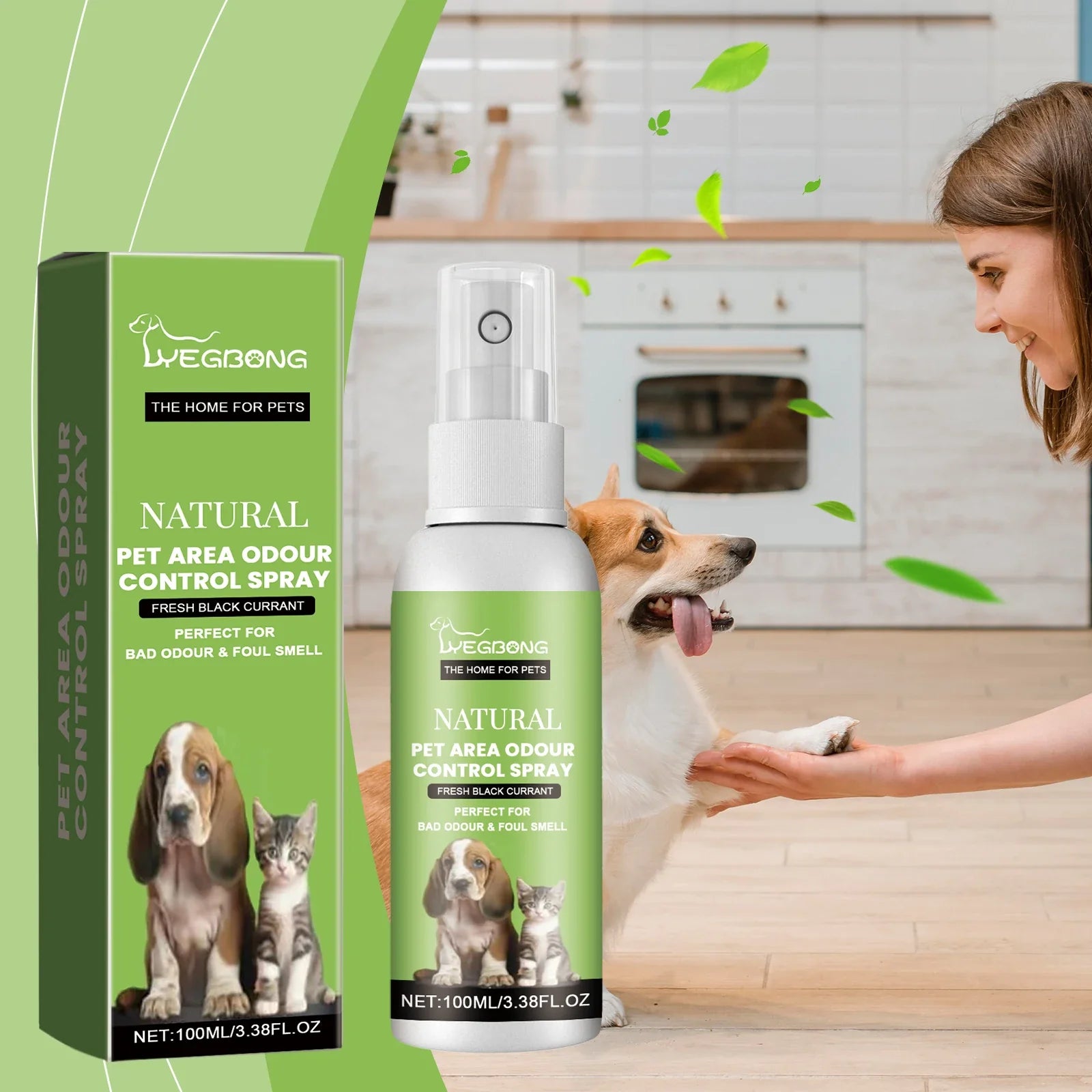 Pet Car Odor Eliminator Spray