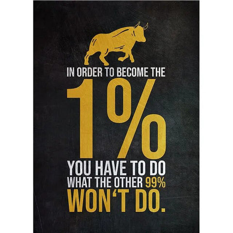 Motivational Stock Trading Canvas Wall Art
