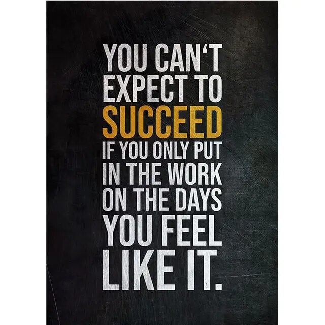 Motivational Stock Trading Canvas Wall Art