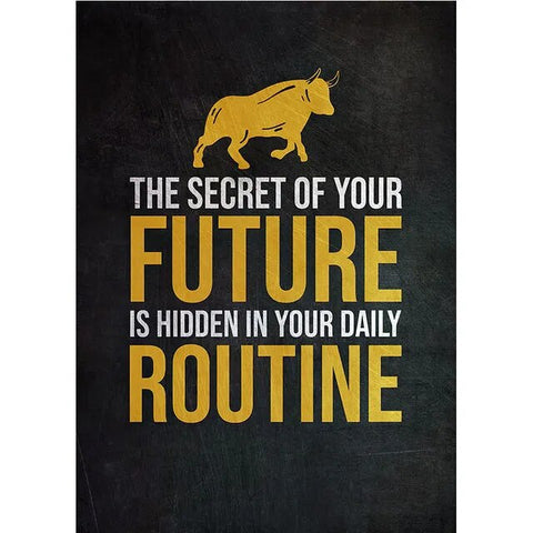 Motivational Stock Trading Canvas Wall Art