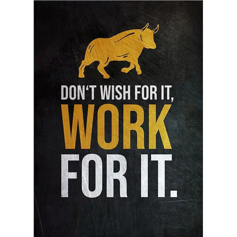 Motivational Stock Trading Canvas Wall Art