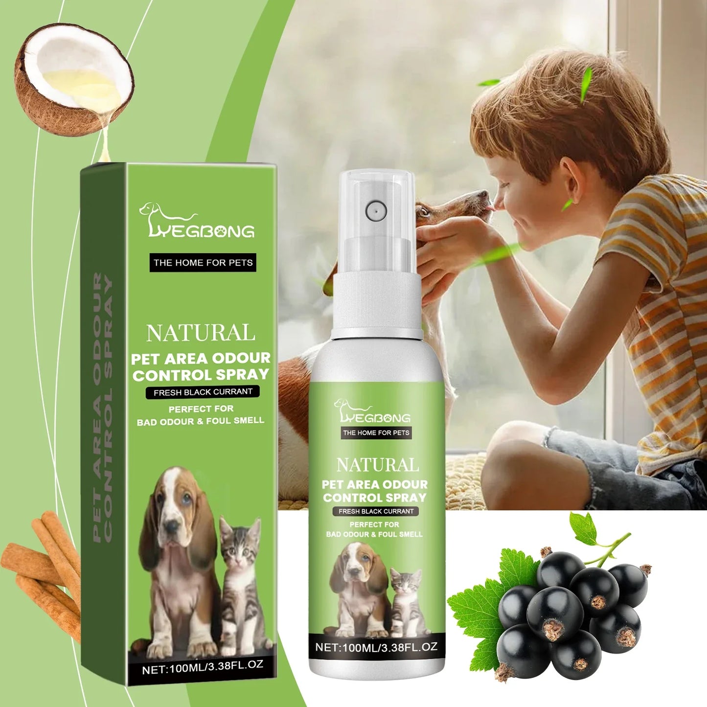 Pet Car Odor Eliminator Spray