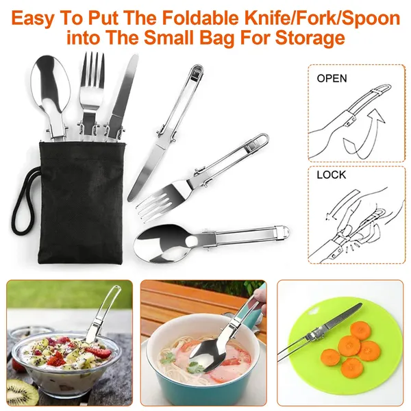 16-Piece Camping Cookware Set